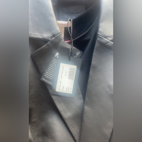 Paige Aventura leather blazer - Picture 2 of 2